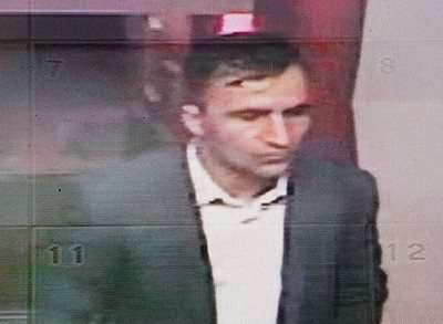 CCTV footage of the man leaving the social club. Picture: Kent Police