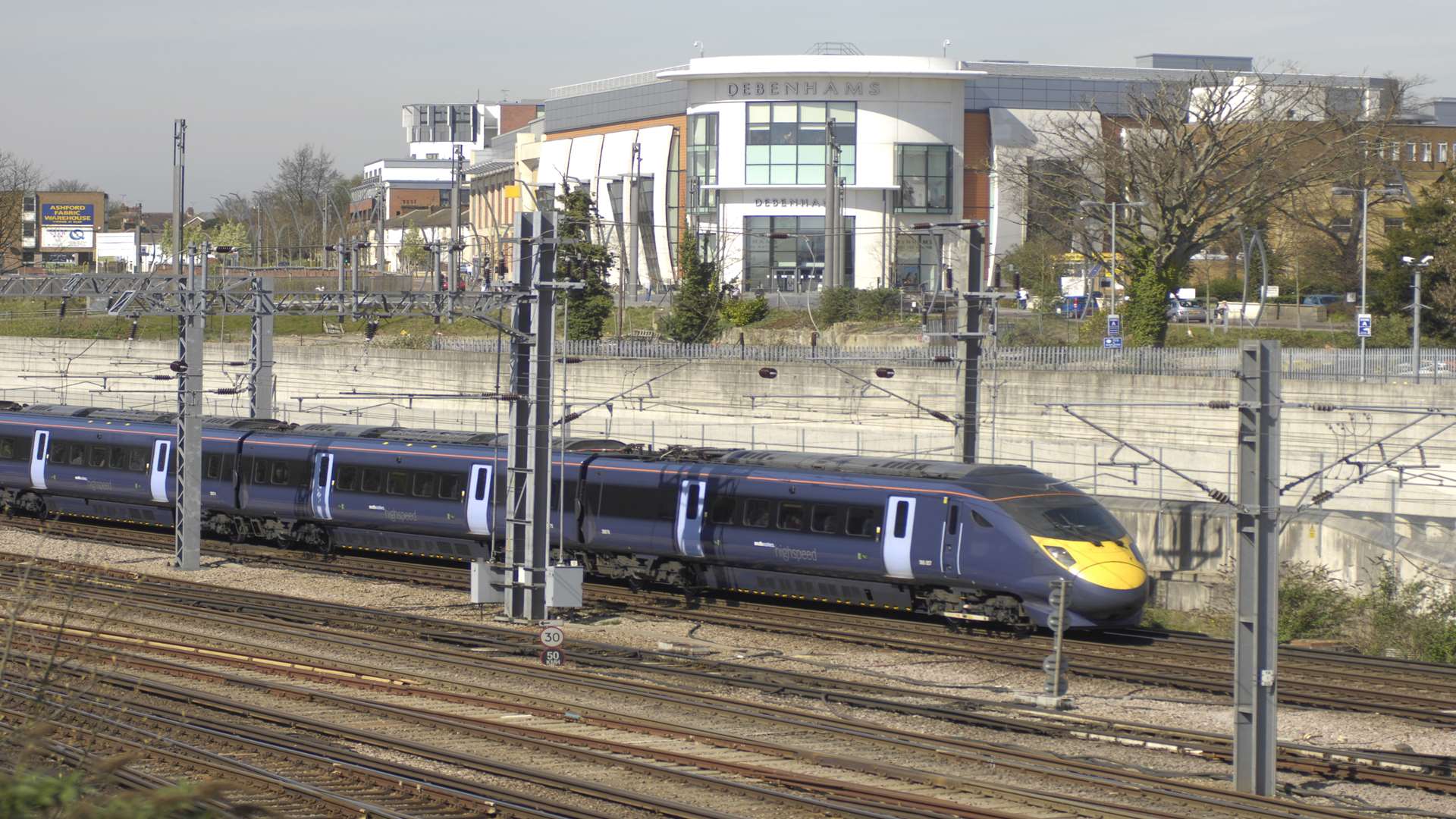 Sir Keith is credited with bringing the high-speed rail link to the town.