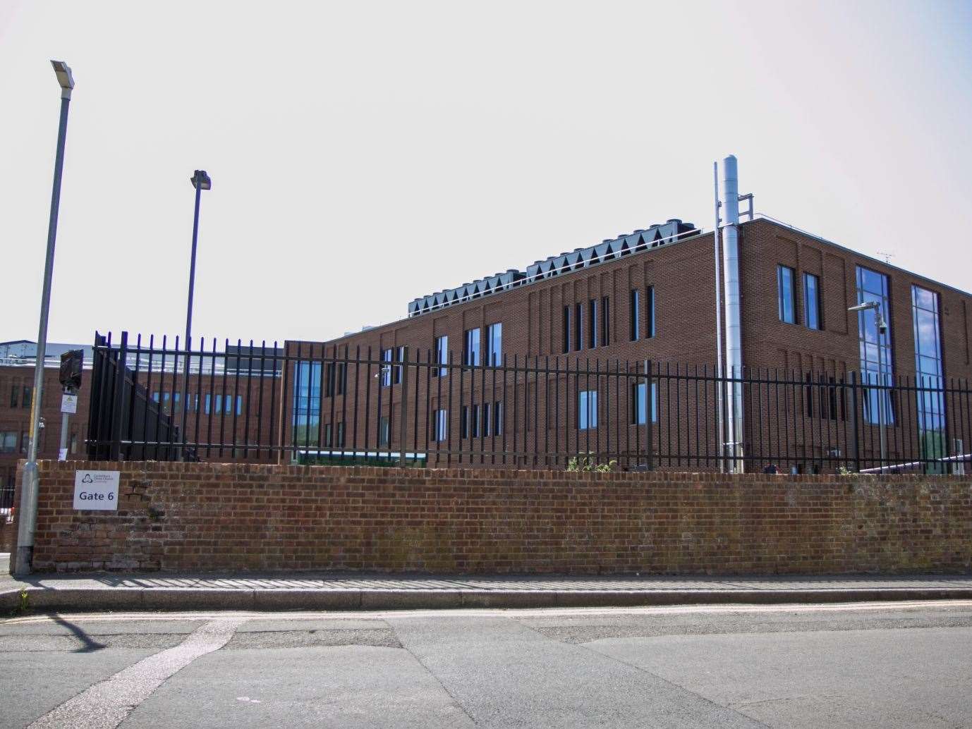 Canterbury Christ Church hired Jackson Fencing to "fortify" its Verena Holmes Building in Canterbury with 200 metres of angle-topped fencing. Picture: Jacksons Fencing