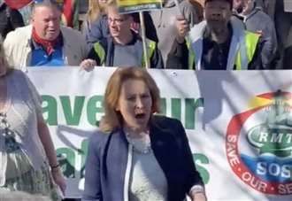 MP says she was 'bullied by left-wing militants' at P&O protest