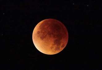 Early morning moon to glow red in partial lunar eclipse