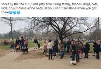 'Bring family, friends, dogs, cats, kids to park'