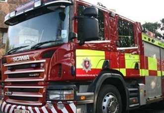 A2: Car fire closes two westbound lanes between M25 and A2018 near Dartford
