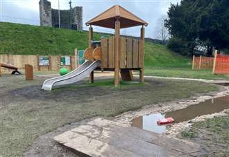 Fake grass at brand new playground becomes ‘muddy disaster’
