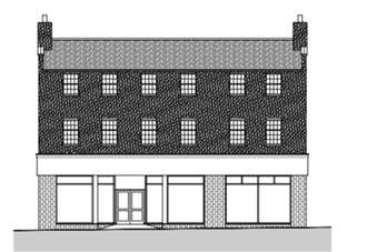 Four flats planned above town centre pharmacy and post office