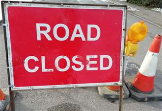 Road closed after 'explosion' at sub station