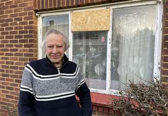 Stone-throwing louts target pensioner in mystery attacks