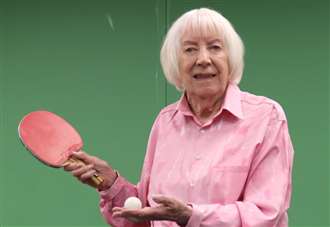 Veteran table tennis player Pam Butcher, from Meopham, nominated for a Brave Britons Award