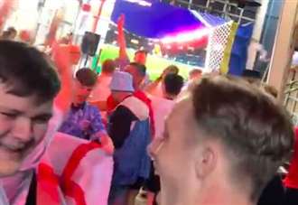 Fans rejoice as England thrash Ukraine