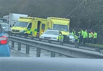 Air ambulance called to serious motorbike and lorry crash