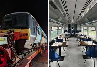 Train carriages to be transformed into unique bar and restaurant