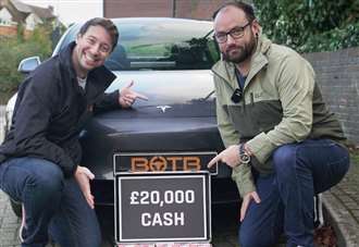 'Luckiest' man in Kent completes hat-trick of competition wins