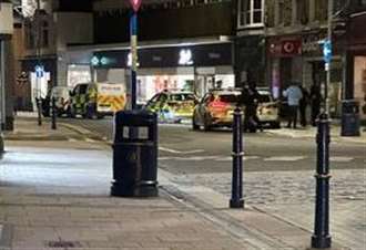 Two teens arrested after man stabbed in high street