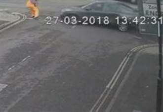 Horror video shows crash which seriously injured man