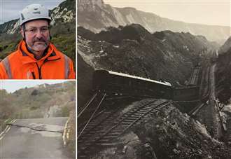 The huge landslide that pushed railway 50 metres towards the sea – could it happen again?