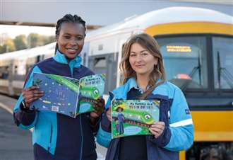 Dartford and Medway women working as Southeastern train drivers inspire girls to look for careers in rail in new book