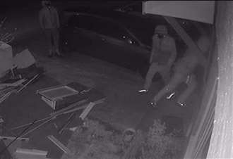 Hunt for three-man car theft gang