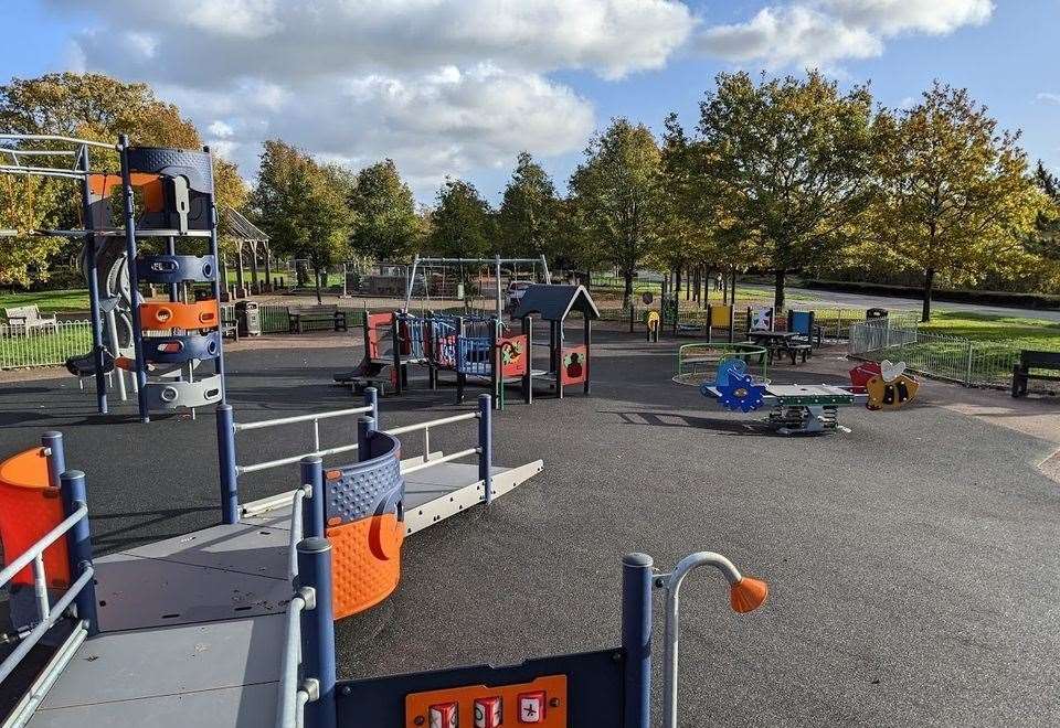The adjacent play park has enjoyed a £400,000 refurbishment. Picture: Ashford Borough Council