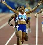 SHEER DELIGHT. Holmes winning the 800m but that was only half the story. Picture: PRESS ASSOCIATION