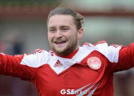 Striker Alfie May was a hot-shot at non-league Hythe Town before moving to Doncaster Rover and then Cheltenham Town Picture: Gary Browne