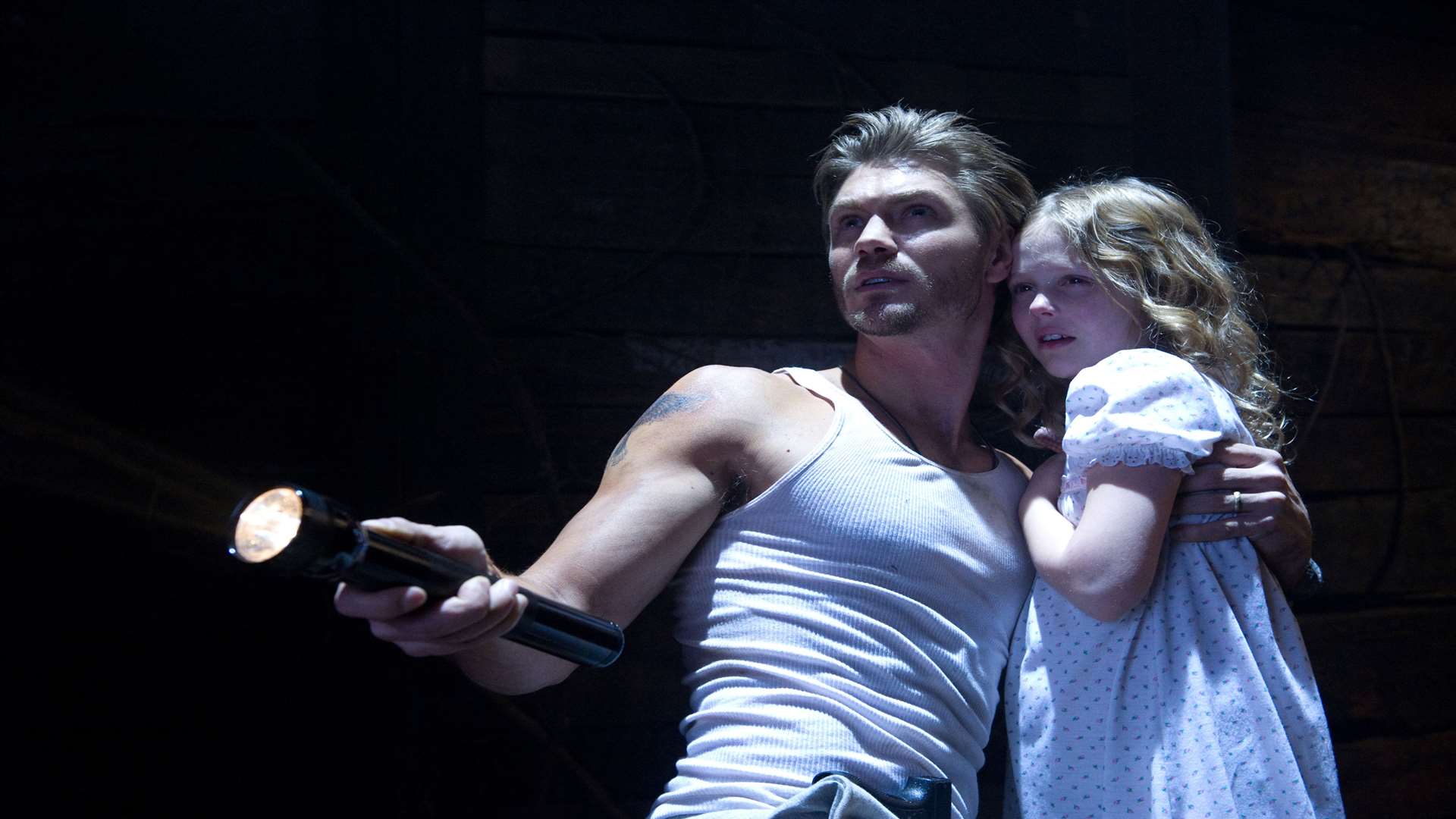 Chad Michael Murray as Andy Wyrick and Emily Alyn Lind as Heidi Wyrick, in The Haunting In Connecticut 2: Ghosts Of Georgia. Picture: PA Photo/Cook Allender/Lionsgate