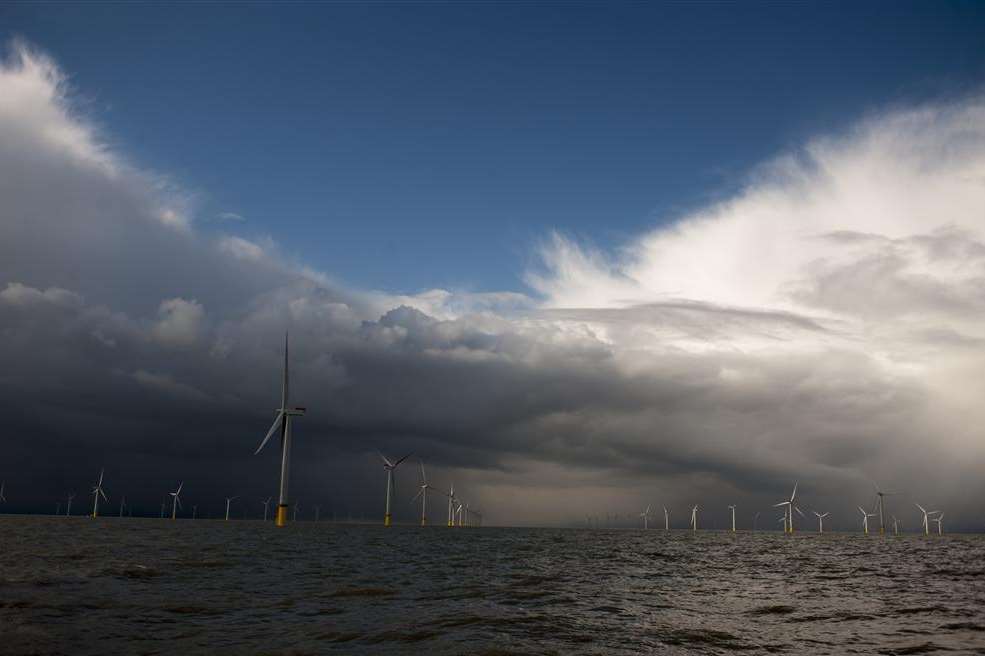 London Array wind farm. Picture: Barry Goodwin