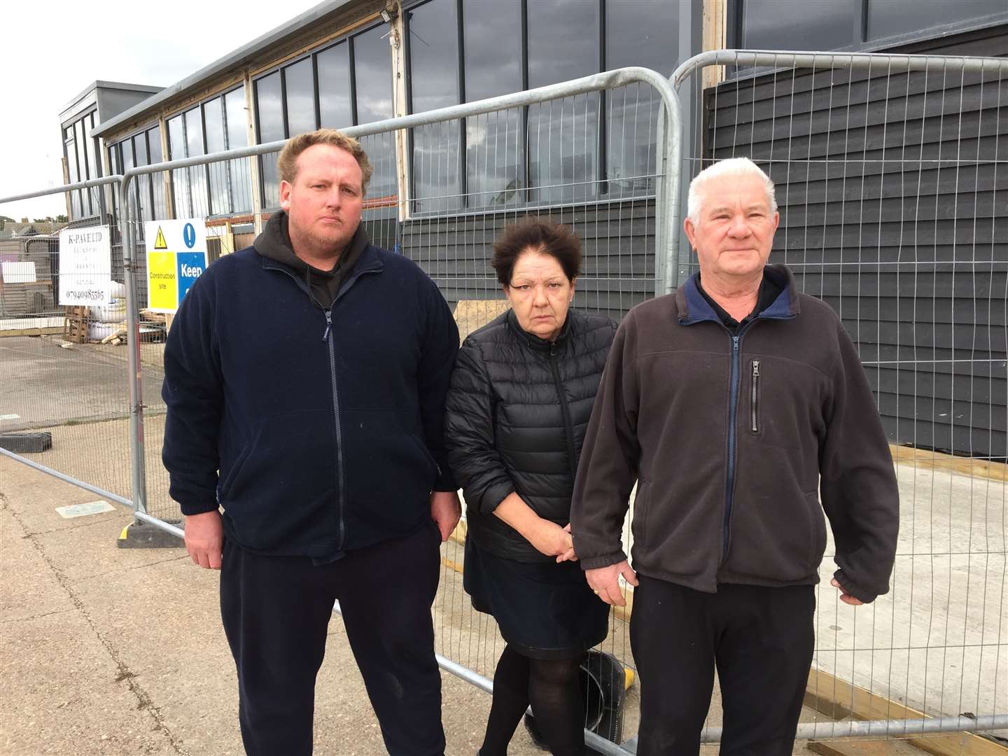 Chris Attenborough from Whitstable Fishermen's Association, Whitstable Fish Market owners Peter and Elizabeth Bennett have said the South Quay Shed development will create a bottleneck in the town's harbour