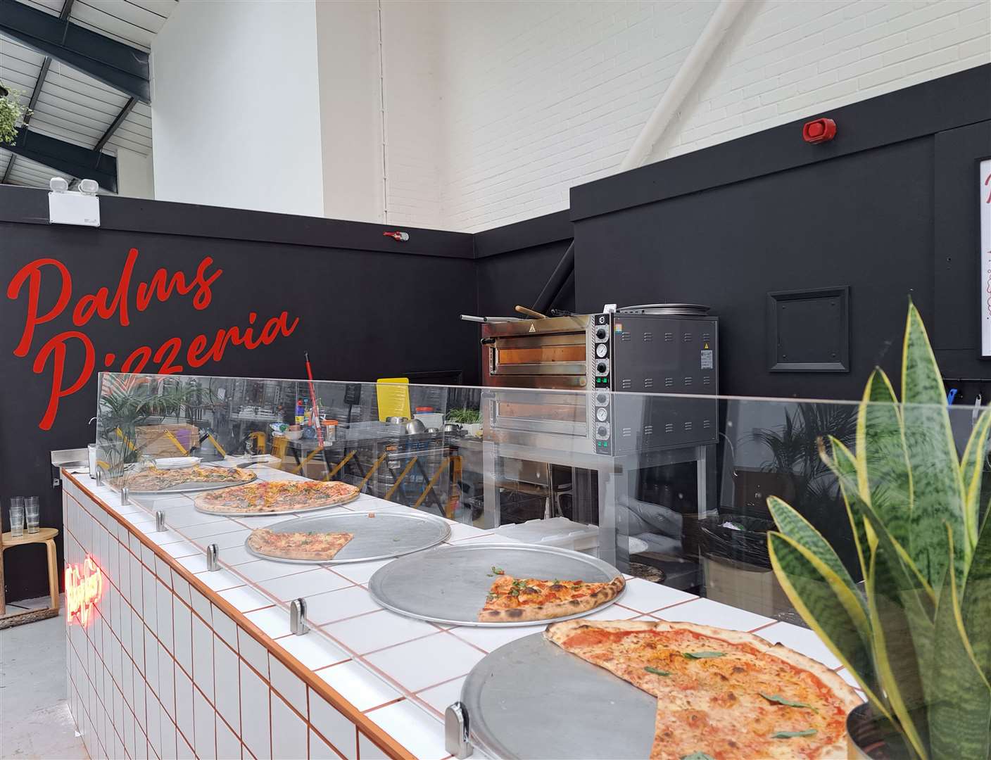 Palms Pizzeria, Canterbury offers an array of pizzas all sold by the slice