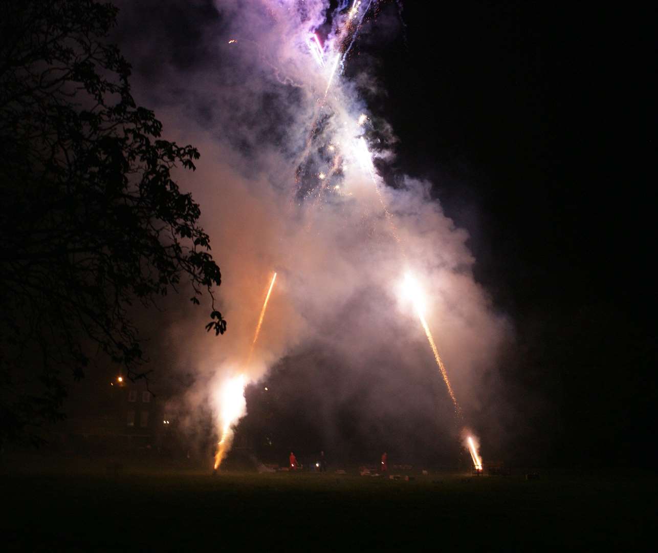 A previous fireworks display at Quex Park