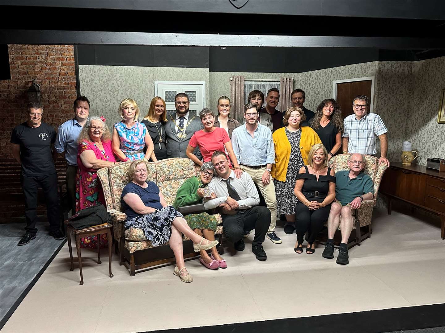 The cast of Billy Liar at the Oasthouse Theatre, Rainham in 2023. Picture: The Oasthouse Theatre