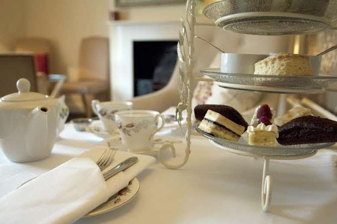 Afternoon tea at the Wife of Bath in Wye, Kent
