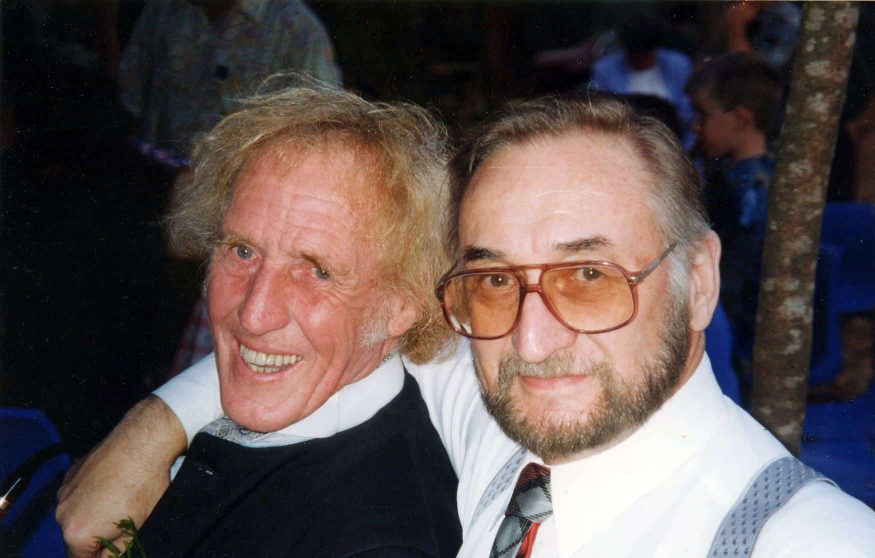Rod Hull and his best friend Bill Wallace. Picture: Colin Harvey