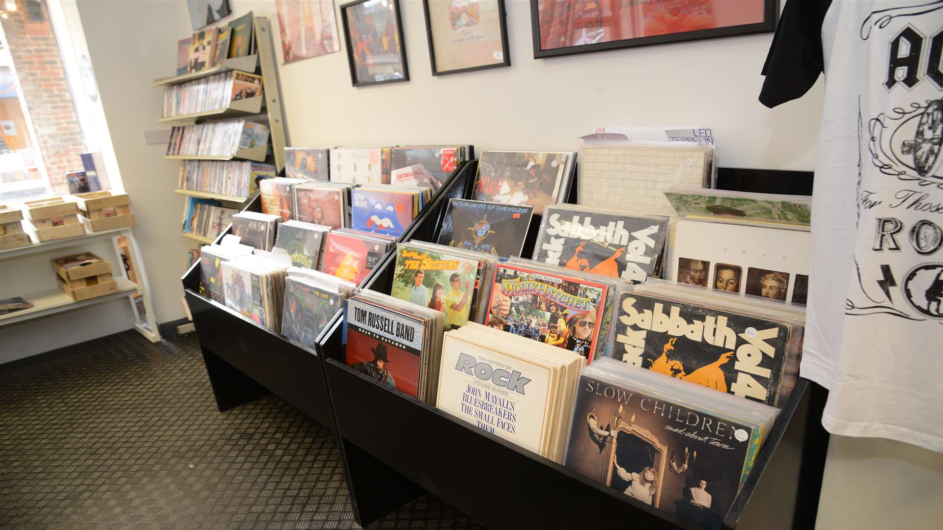 The Record Store sells and buys used vinyl