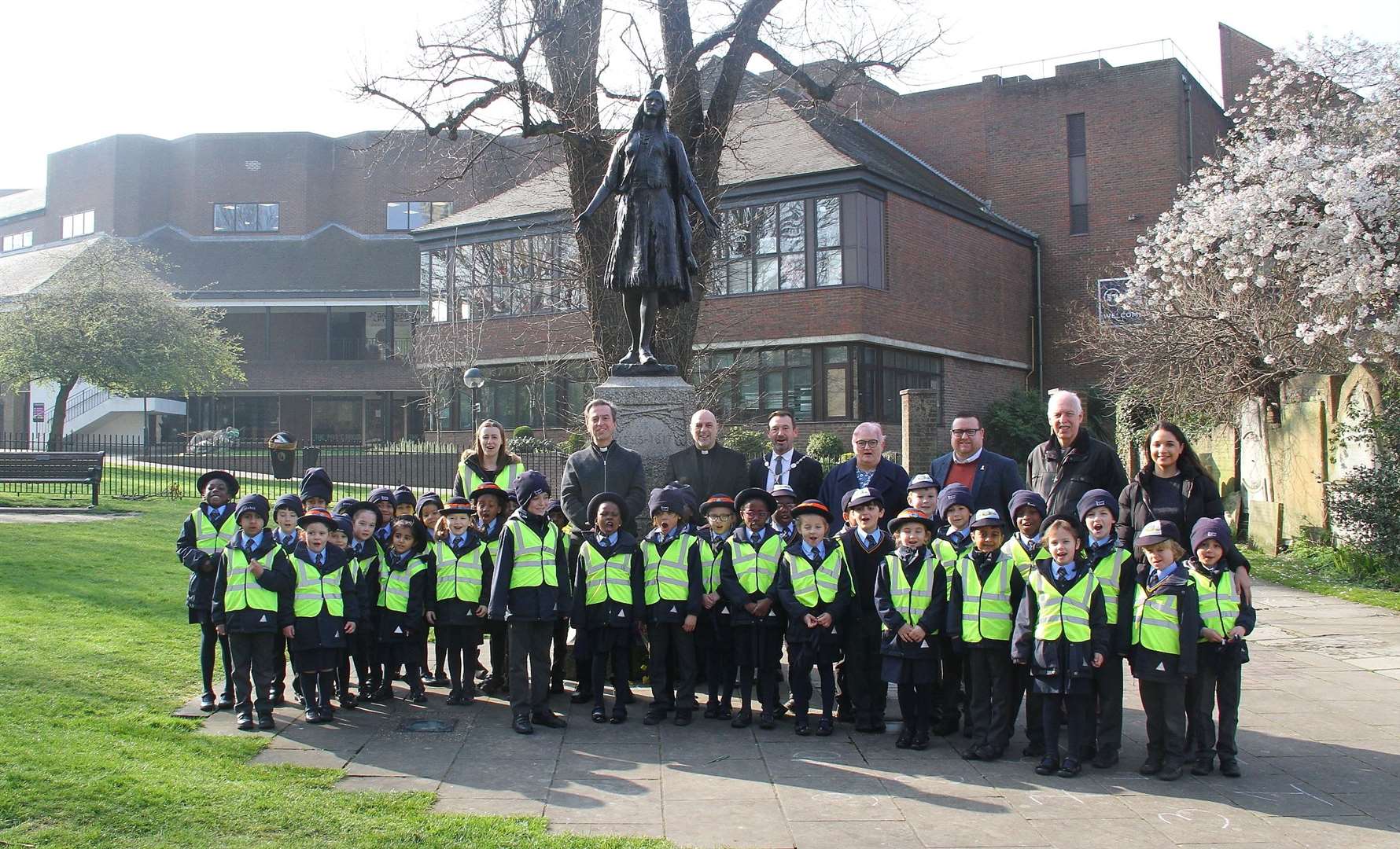 Children from Bronte School attended the service. Picture: Gravesham Borough Council
