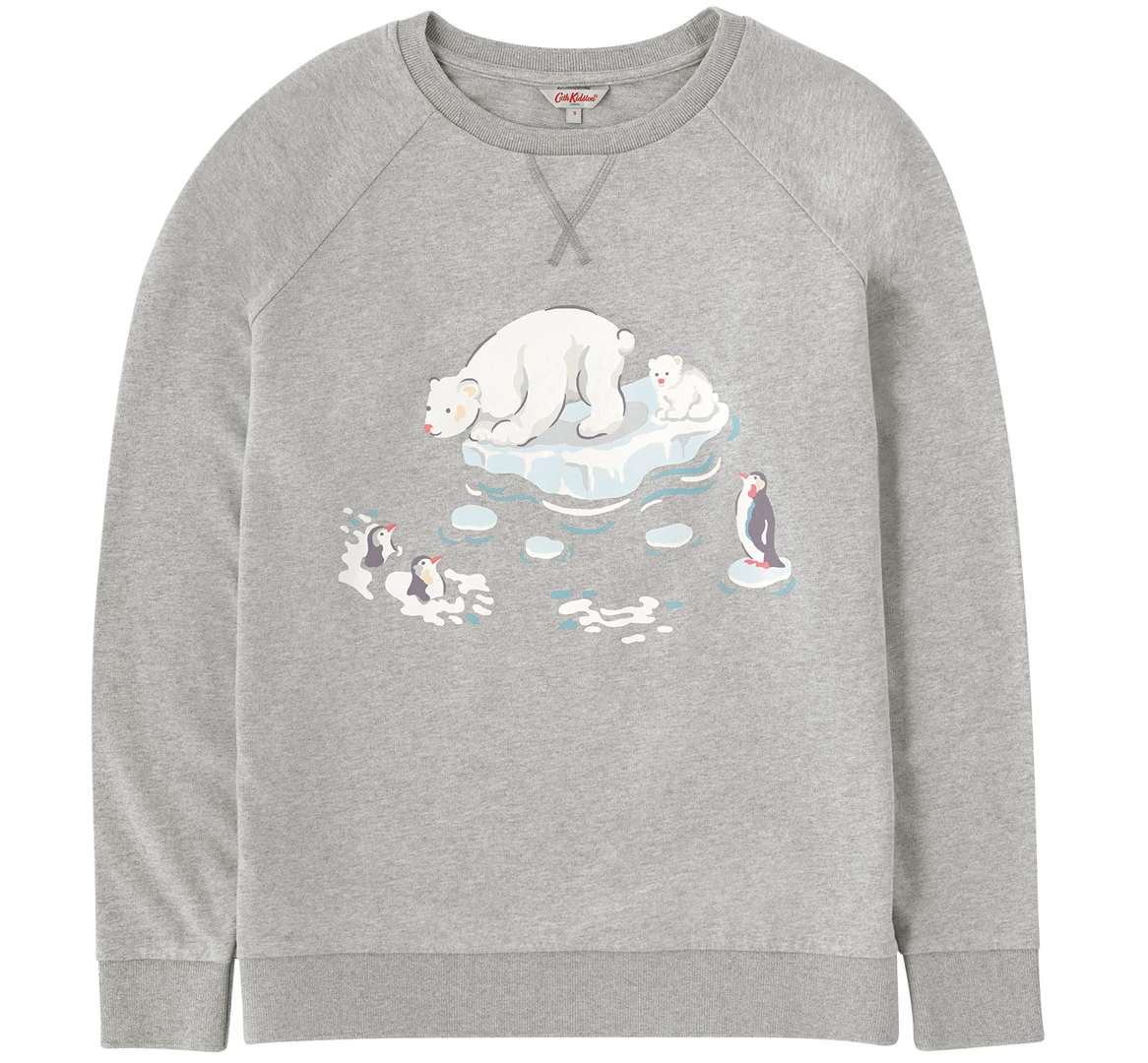 Polar Bear Cotton Sweatshirt, £40, available from Cath Kidston