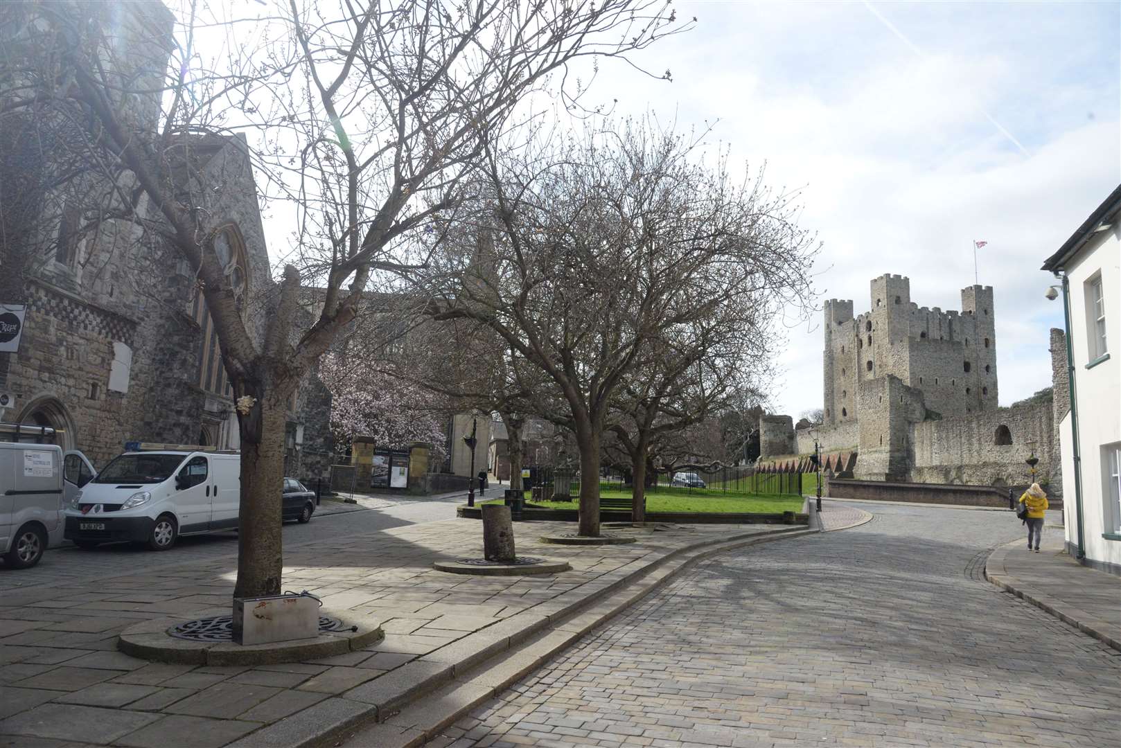 The area around Rochester Cathedral