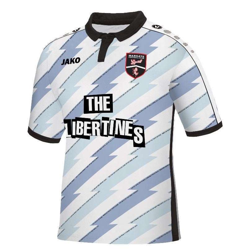 New deal between Margate FC and The Libertines sees the club launch a new special edition third kit for 2019/20 season. Pictures: Margate FC (8357343)