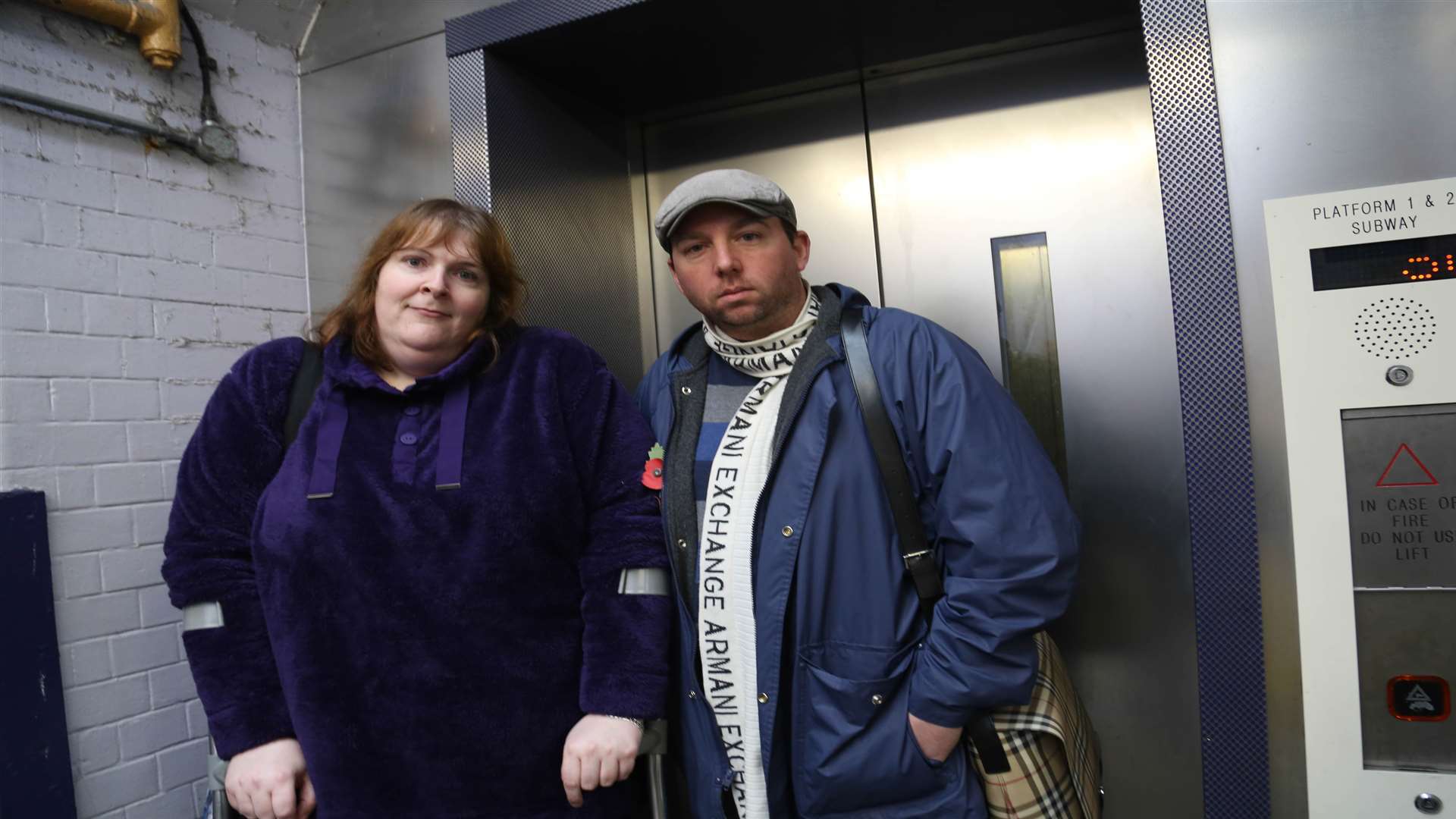 Mandy Richardson-Mills with her cousin and carer Thomas Mace-Archer-Mills