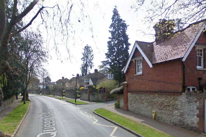 Queen's Avenue, Maidstone, where Alex Young was stopped by police. Picture: Google Street View