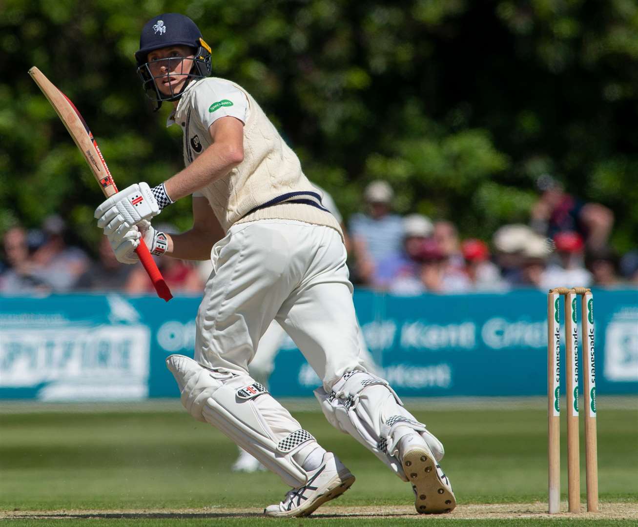 Kent's Zak Crawley - scored his first Test hundred against Pakistan. Picture: Ady Kerry