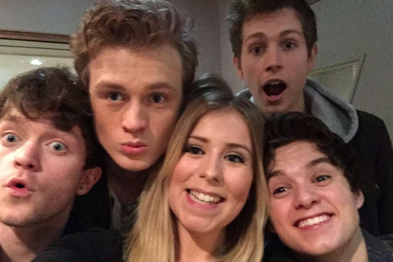 Laura with The Vamps
