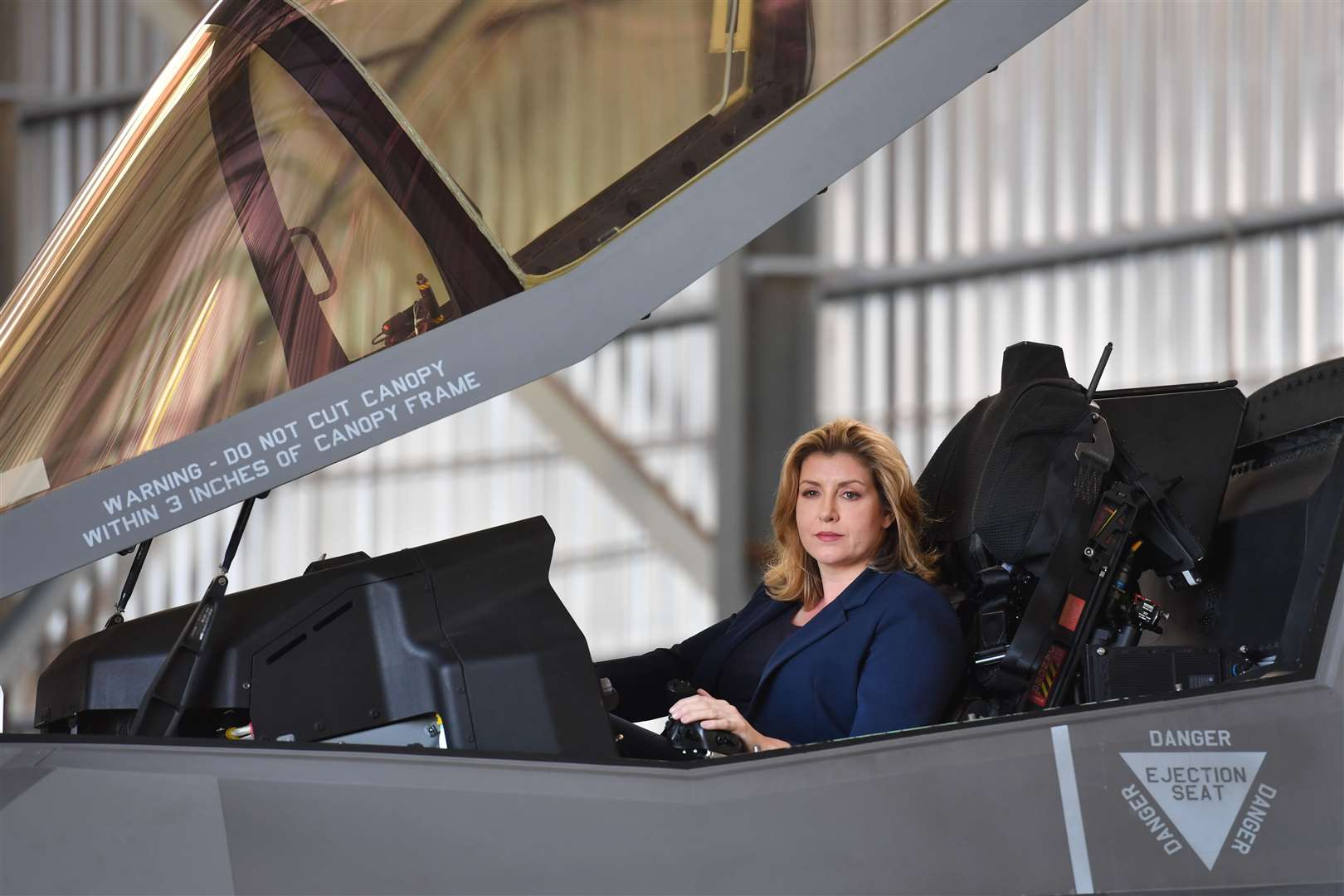 Penny Mordaunt was sacked as Defence Secretary by Boris Johnson, but is among the favourites to replace the PM (Jacob King/PA)