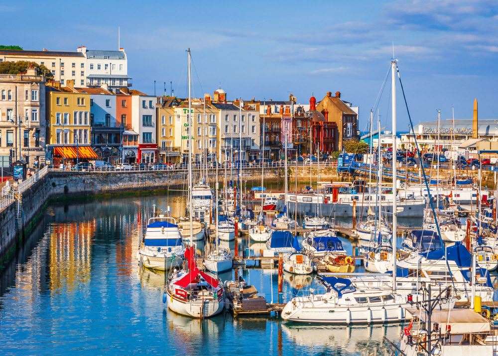 The property is less than half a mile from Ramsgate's stunning royal harbour. Picture: Royal Harbour 200th Anniversary Festival