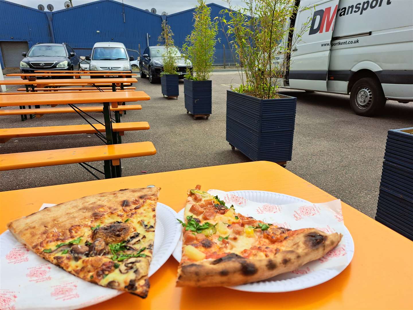 Who would have thought pizza in a car park would be so good?