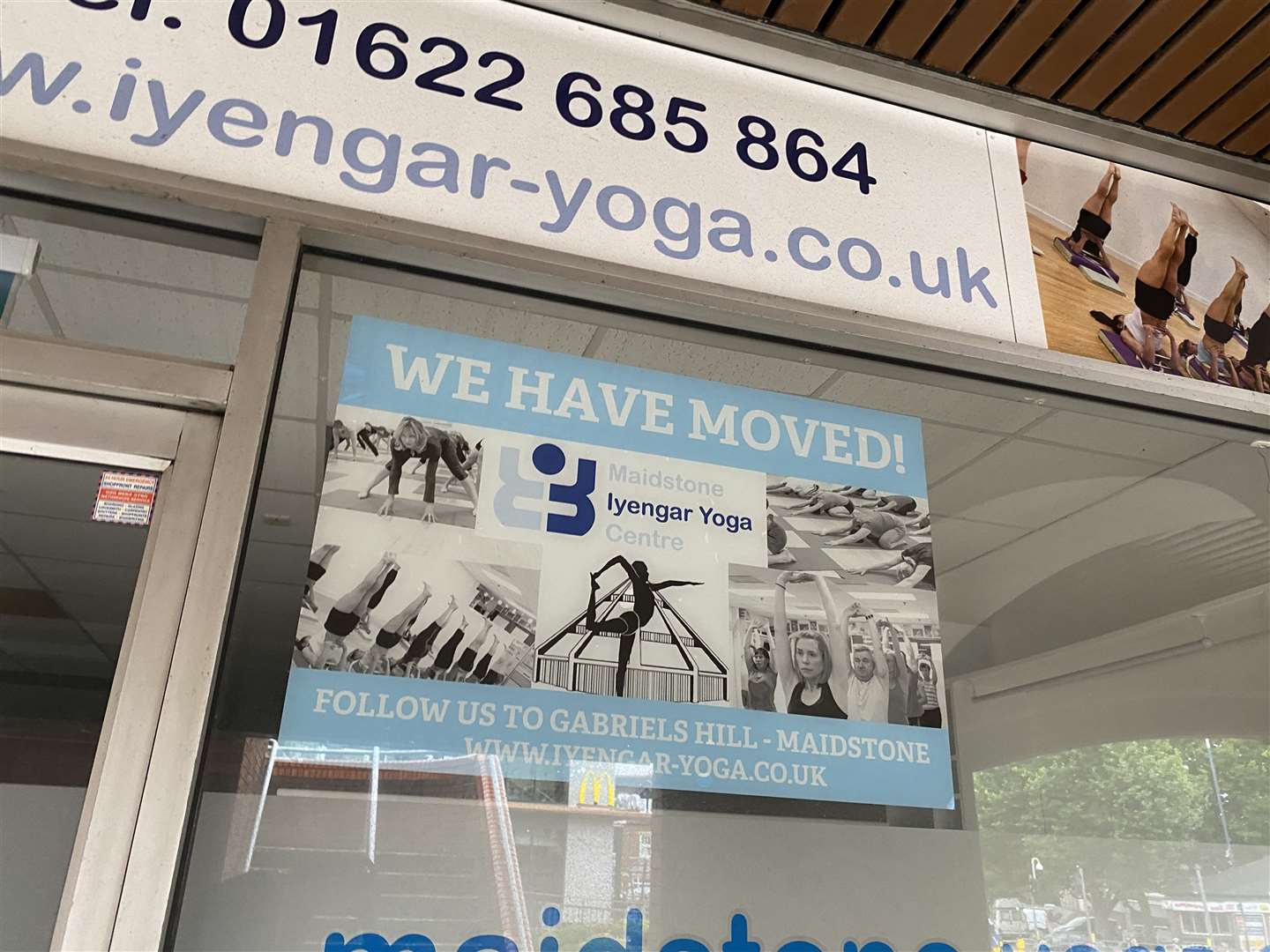 The Maidstone Yoga Centre had closed and moved to Gabriel's Hill