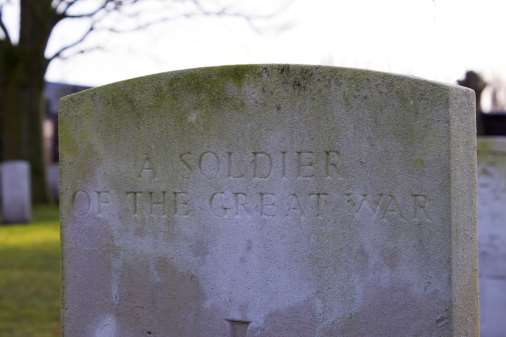 A First World War soldier's grave. File image