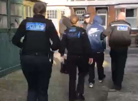 The man was arrested in Stanley Road, Deal. Pic: Kent Guardians UK