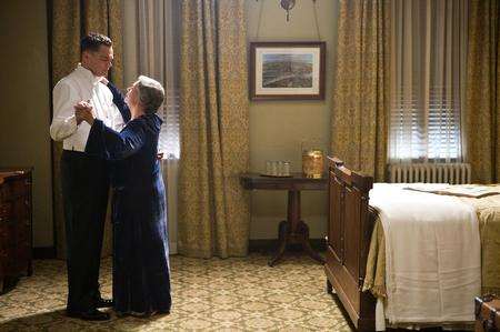 Leonardo DiCaprio as J. Edgar Hoover and Judi Dench as Annie Hoover. Picture: PA Photo/Warner Bros Pictures