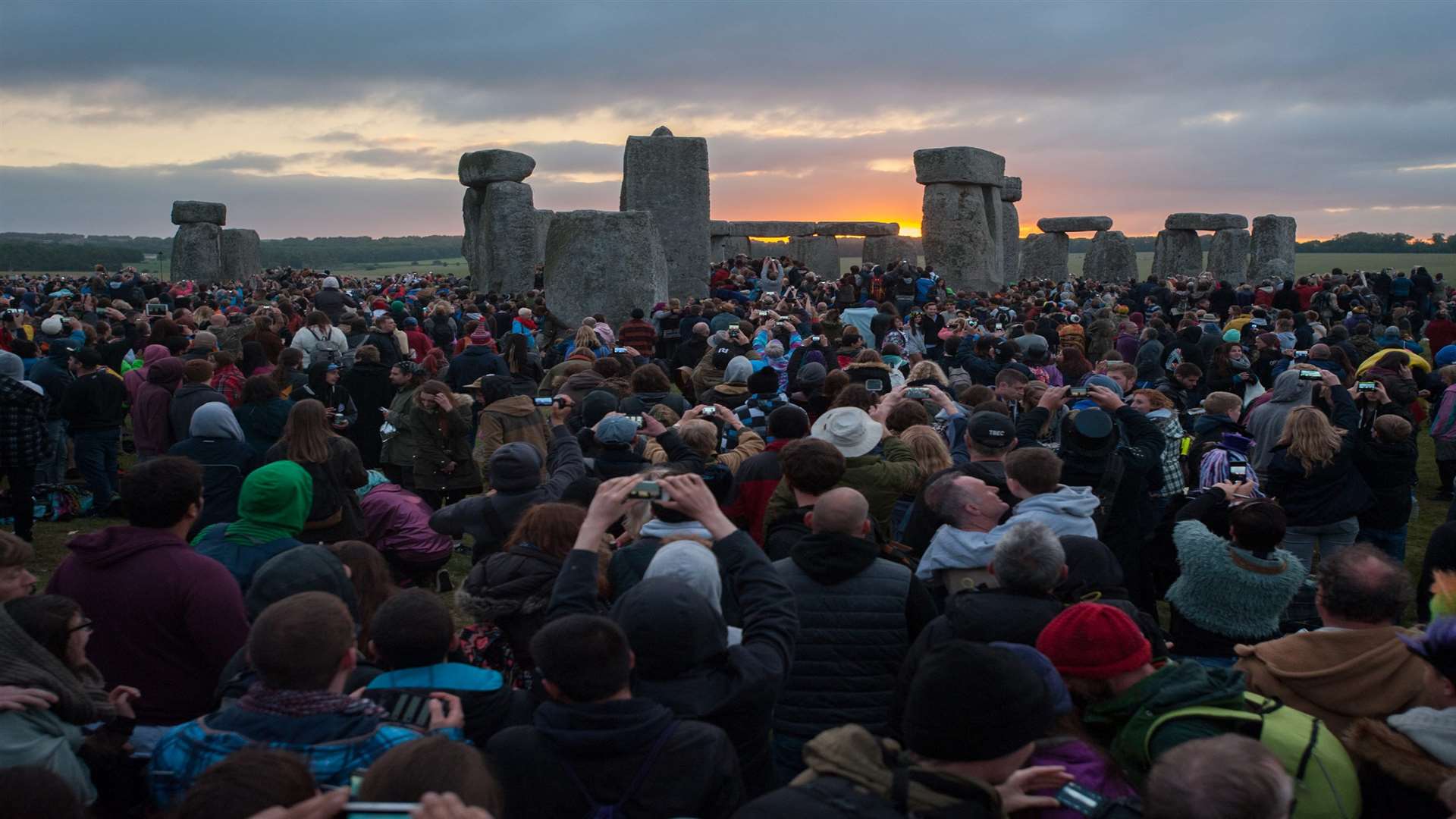 Stone Henge is a sacred site for many pagans. Ian and Mandy go every two years on the summer solstice. Picture: Alastair JohnstoneSWNS