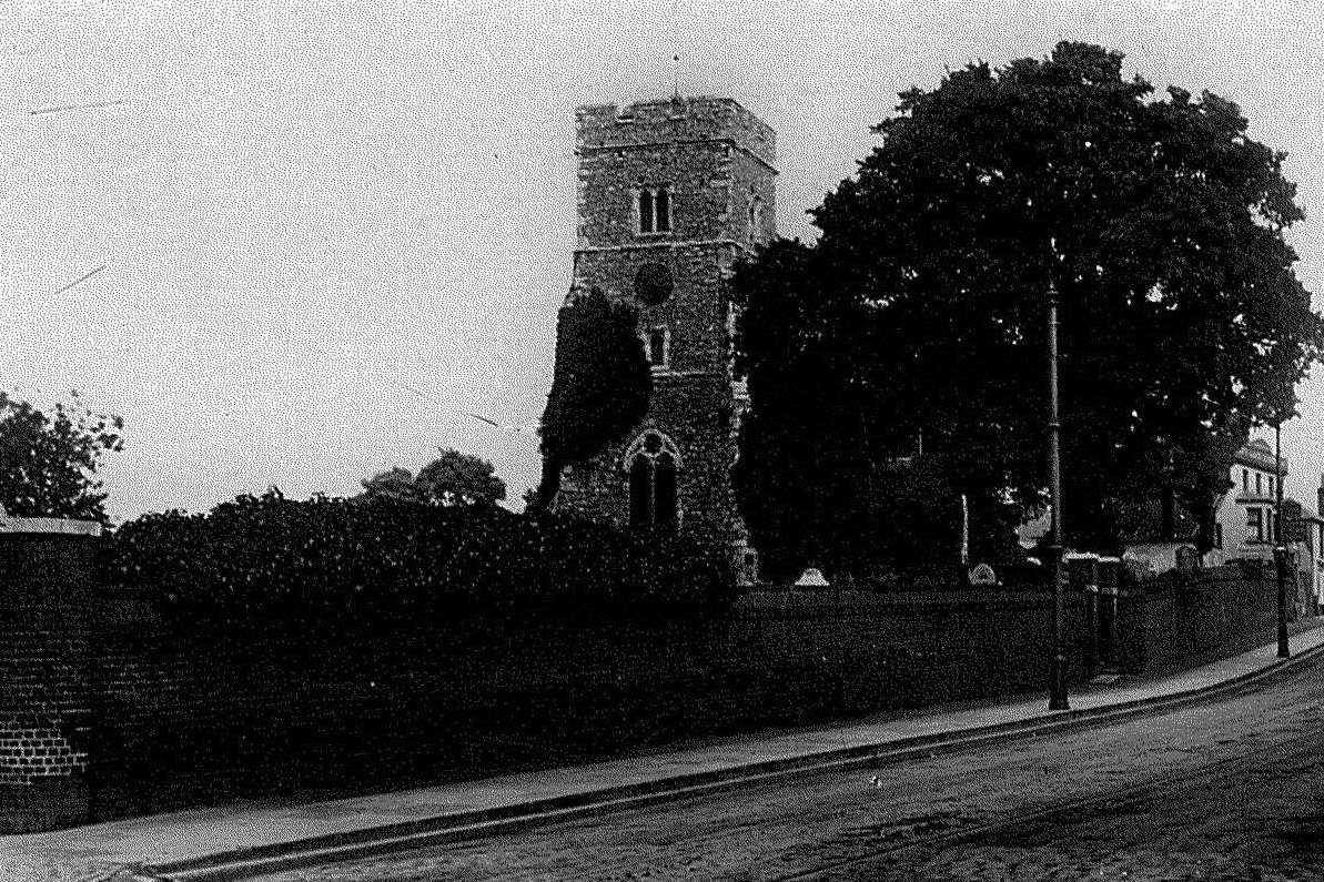 Milton Church, as it used to be known, in East Milton Road, taken from a postcard written in 1916. Picture courtesy of Darrienne Price